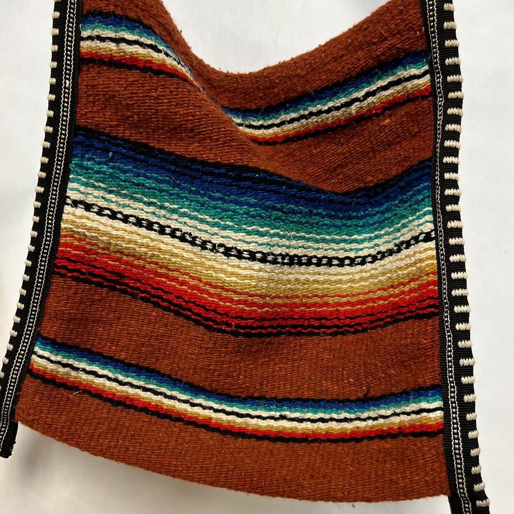 Saddle Black Co Woven Rio Serape Tote